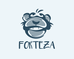 Monkey Chimp Face  logo design