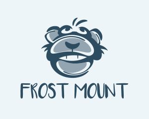 Monkey Chimp Face  logo design