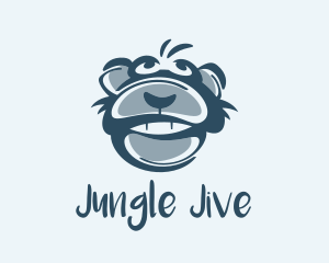 Monkey - Monkey Chimp Face logo design