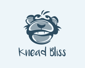 Monkey Chimp Face  logo design