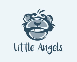 Monkey Chimp Face  logo design