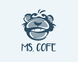 Monkey Chimp Face  logo design