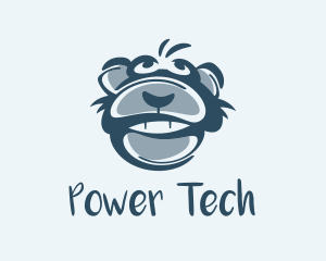 Toy Shop - Monkey Chimp Face logo design