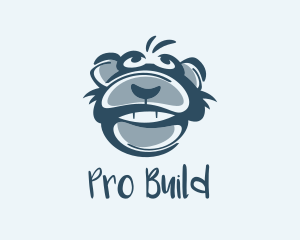 Monkey Chimp Face  logo design