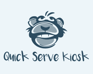 Monkey Chimp Face  logo design