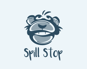 Monkey Chimp Face  logo design