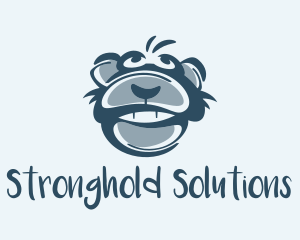 Monkey Chimp Face  logo design