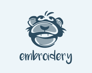 Monkey Chimp Face  logo design