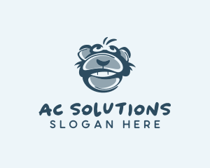 Monkey Chimp Face  logo design