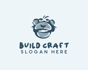 Monkey Chimp Face  logo design