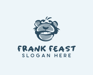 Monkey Chimp Face  logo design