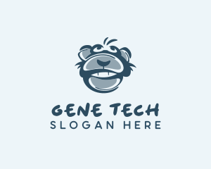 Monkey Chimp Face  logo design