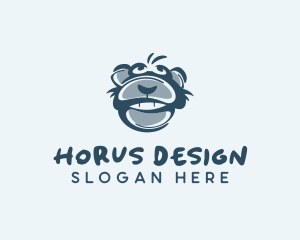 Monkey Chimp Face  logo design