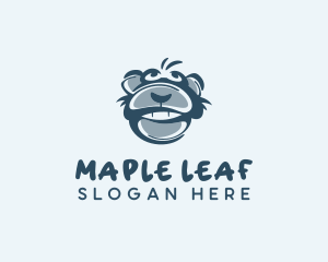 Monkey Chimp Face  logo design