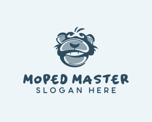 Monkey Chimp Face  logo design