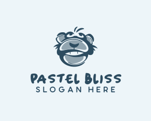 Monkey Chimp Face  logo design