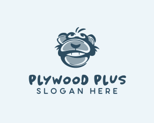 Monkey Chimp Face  logo design