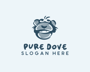 Monkey Chimp Face  logo design