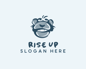 Monkey Chimp Face  logo design