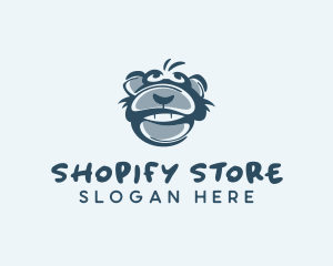 Monkey Chimp Face  logo design