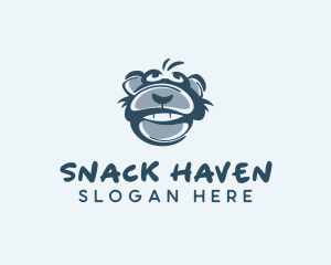 Monkey Chimp Face  logo design