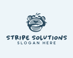 Monkey Chimp Face  logo design