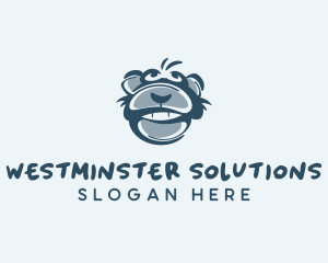 Monkey Chimp Face  logo design