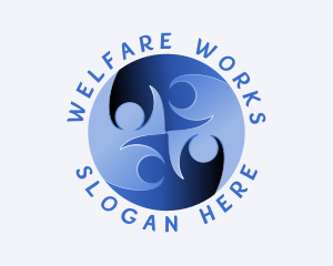 Welfare - World Children Welfare Organization logo design