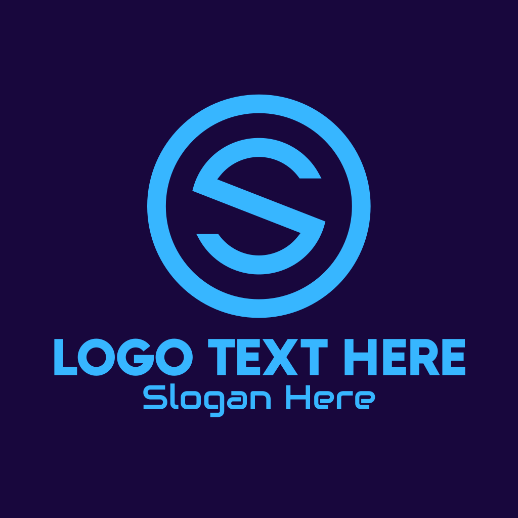 Blue Letter S Badge Logo | BrandCrowd Logo Maker