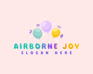 Fun Party Balloons logo design