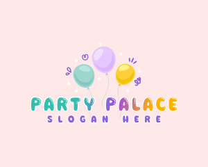 Fun Party Balloons logo design