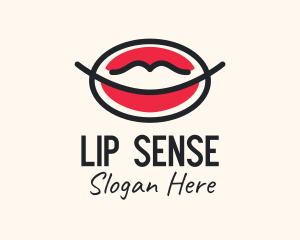 Lips Mouth Makeup  logo design