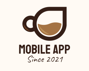 Bistro - Coffee Droplet Cup logo design