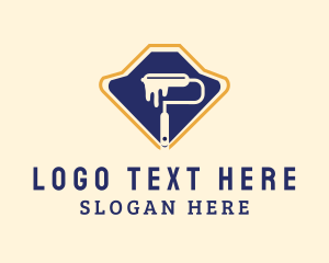 Contractor - Maintenance Painting Paint logo design