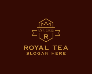 Royal Medieval Crown Badge logo design