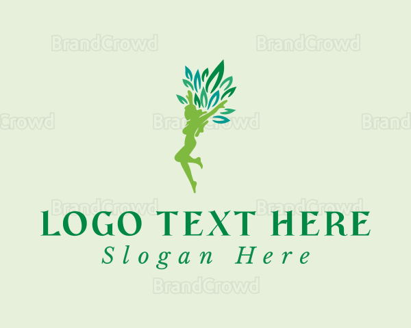 Green Woman Tree Logo