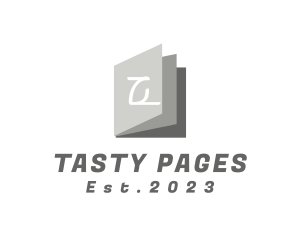 Paper Pamphlet Magazine Book logo design