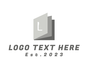 Newspaper - Paper Pamphlet Magazine Book logo design