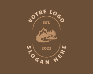 Generic Mountain Travel Logo