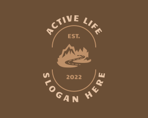 Road - Generic Mountain Travel logo design