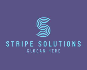 Striped Business Company logo design