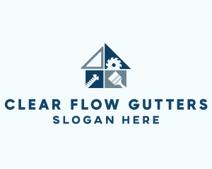 Gutter - Construction Builder Tools logo design