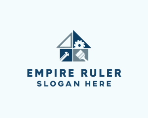Ruler - Construction Builder Tools logo design