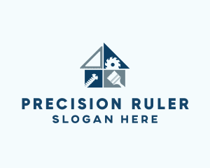 Ruler - Construction Builder Tools logo design