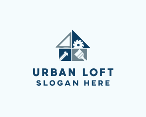 Loft - Construction Builder Tools logo design