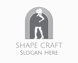 Figure - Classy Sexy Woman logo design