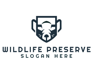 Wildlife Bear Zoo logo design