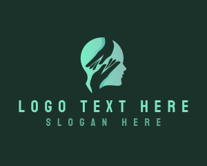 Sharing Circle - Mental Health Human logo design