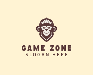 Gaming Monkey Primate logo design