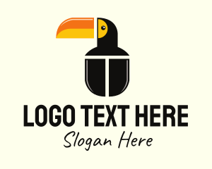 Illustration - Toucan Computer Mouse logo design